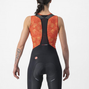 Bluza de corp fara maneci Castelli Pro Mesh 4 W SL, de dama, Portocaliu, S - Img 5
