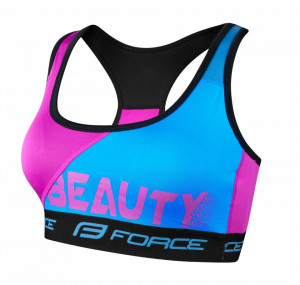 Bustiera sport Force Beauty albastru/roz XS - Img 2