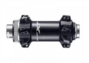 BUTUC FATA SHIMANO DEORE XT HB-M8110-BS 28H OLD 110MM PT. SPITE DREPTE AX THRU 15MM (FARA AX) PT. ROTOR CENTER LOCK (FARA PIULITA DE STRANGERE) FARA PROTECTIE PT. MONTURA DISCULUI AMBALAT IND.