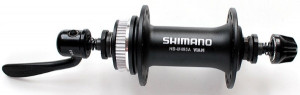 BUTUC FATA SHIMANO HB-M495L 32H OLD 100MM AX 108MM QR 133MM NEGRU PT. ROTOR CENTER LOCK FARA PROTECTIE PT. MONTURA DISCULUI NEGRU VRAC