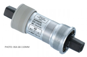 BUTUC PEDALIER SHIMANO BB-UN26-K BSA 68-122.5MM (D-NL) CU SURUBURI PT. CHAINCASE AMBALAT IND.