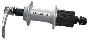 BUTUC SPATE SHIMANO ALIVIO FH-M430 8/9 VIT. 32H OLD 135MM QR 168MM (ARGINTIU) ARGINTIU AMBALAT IND.
