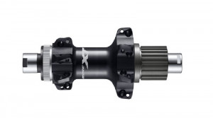 BUTUC SPATE SHIMANO DEORE XT FH-M8110-BS 28H 12 VIT. OLD 148MM PT. SPITE DREPTE AX E-THRU AX 12MM (FARA AX) PT. ROTOR CENTER LOCK FARA PIULITA DE STRANGERE AMBALAT IND.