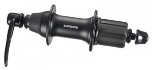 BUTUC SPATE SHIMANO FH-RM70-S 36H 8/9 VIT. OLD 135MM AX 146MM QR 166MM NEGRU NEGRU AMBALAT IND.
