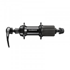 BUTUC SPATE SHIMANO FH-RS400 10/11 VITEZE 28H OLD:130MM AX 141MM QR:163MM NEGRU AMBALAT IND.