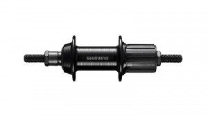 BUTUC SPATE SHIMANO TOURNEY FH-TX5008-NT 36H 8/9 VIT. OLD 135MM AX 185MM NEGRU AMBALAT IND.