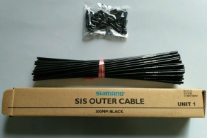 CAMASA DE SCHIMBATOR SET SHIMANO SIS40 300MM X 50 NEAGRA + OT-CAP 50P