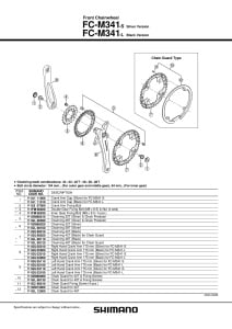 CAPAC PT. BRAT PEDALIER SHIMANO FC-CT90