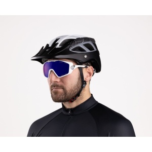 Casca Force Aves MTB E-bike, Alb/Negru Mat L-XL (58-61 cm) - Img 13