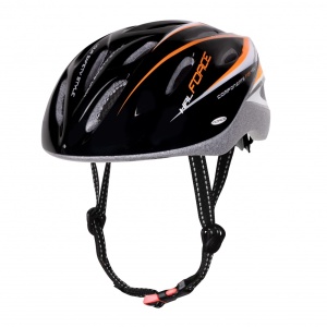 Casca Force Hal Black/portocaliu/White XS-S (48-54 cm)