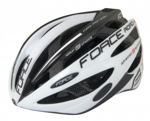 Casca Force Road Junior, alb/negru, XS-S (48-54 cm) - Img 2