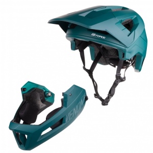 Casca Force VENOM downhill, turcoaz L-XL - Img 6