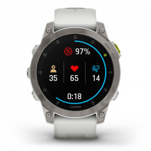 Ceas Garmin epix™ (Gen 2) Sapphire - White Titanium - Img 7