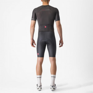 Combinezon cu maneca scurta Castelli Sanremo BTW Speed, Negru, M - Img 2