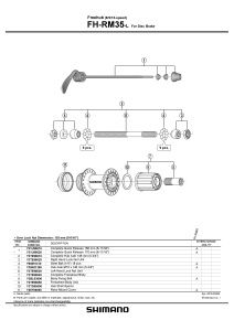 CON SHIMANO FH-RM35 DREAPTA