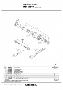 CON SHIMANO HB-M640 DREAPTA (M25)