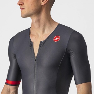 Costum de triatlon cu maneca scurta Castelli Free Sanremo SS, Negru, M - Img 6