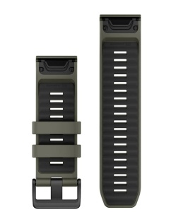 Curea Garmin quickfit 26 - Olive Drab/Silicon negru - Img 2