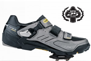 EDITIE LIMITATA PANTOFI CICLISM SHIMANO TRAIL/ENDURO SH-M163G GREY & PEDALE PD-M530C 25-YEARS SHIMANO SPD (15)