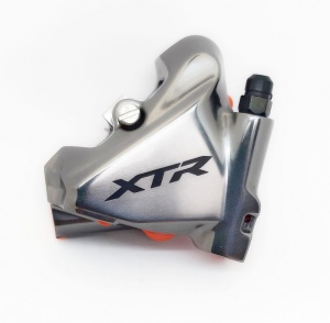 ETRIER SHIMANO XTR BR-M9110(R) SPATE HIDRAULICA FLAT MOUNT FARA ADAPTOR PLACUTE RESIN K05TI-RX (FARA ARIPIOARE DE RACIRE) INCL. SURUBURI DE FIXARE 25MM AMBALAT IND.