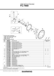 FOAIE SHIMANO FC-7900 39T