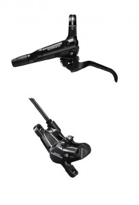 FRANA PE DISC SET ASAMBLAT SHIMANO DEORE BL-M6000(L) BR-M6000(F) J-KIT FARA ADAPTOR PLACUTE RESIN (FARA ARIPIOARE DE RACIRE) FURTUN SM-BH90-SS 1000MM NEGRU INCL. OLIVA & INSERTIE CONECTARE AMBALAT IND.