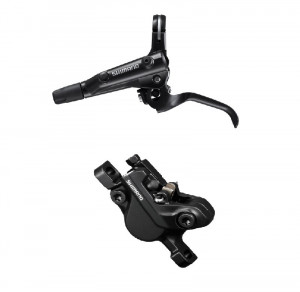 FRANA PE DISC SET ASAMBLAT SHIMANO J-KIT BL-MT501(L) BR-MT500(R) FARA ADAPTOR PLACUTE RESIN FURTUN SM-BH59-SS 1700MM NEGRU INCL. OLIVA & INSERTIE CONECTARE NEGRU AMBALAT IND.