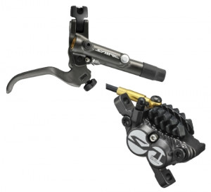 FRANA PE DISC SET ASAMBLAT SHIMANO SAINT MANETA BL-M820-B(D) ETRIER BL-M820(S) FARA ADAPTOR PLACUTE METAL CU ARIPIOARE DE RACIRE FURTUN SMBH90SBLS 1700MM NEGRU INCL. OLIVA & INSERTIE CONECTARE AMBALAT IND.