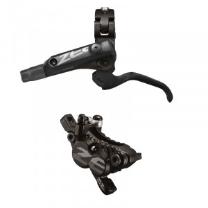 FRANA PE DISC SET ASAMBLAT SHIMANO ZEE MANETA BL-M640-B(L) ETRIER BL-M640(F) J-KIT FARA ADAPTOR PLACUTE RESIN FARA ARIPIOARE DE RACIRE FURTUN SM-BH90-SBS 1000MM NEGRU INCL. OLIVA SI INSERTIE CONECTARE AMBALAT IND.