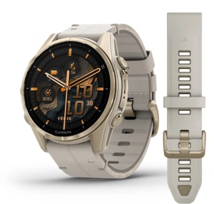 Garmin Fenix 8 - 43mm, AMOLED Soft Gold