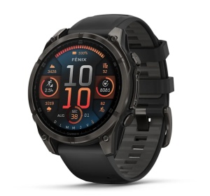 Garmin Fenix 8 - 47mm, AMOLED gri carbon