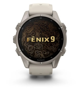 Garmin Fenix 9 - 43mm Titan cu curea din silicon French Gray - Img 3