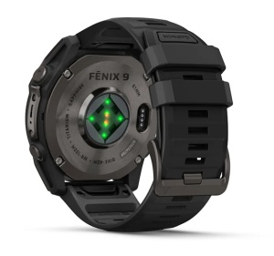 Garmin Fenix 9 - 51mm Titan DLC Carbon grey cu curea neagra din silicon - Img 11