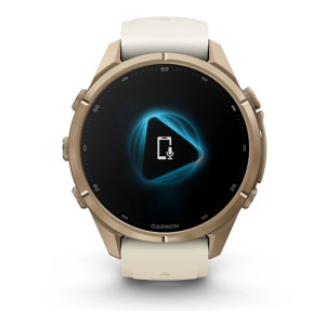 Garmin Fenix 9 Pro - inReach, 43mm Titan Autumn Gold cu curea din silicon Cream/French Gray - Img 10