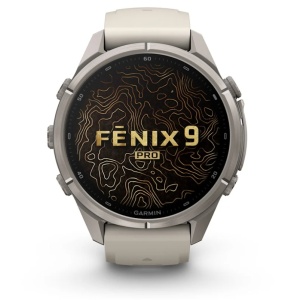 Garmin Fenix 9 Pro - inReach, 43mm Titan cu curea din silicon Gray/Dark Sandstone - Img 2