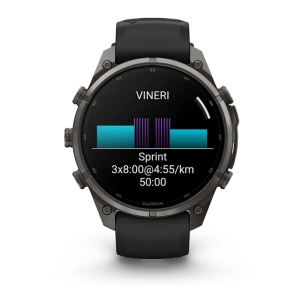 Garmin Fenix 9 Pro - inReach, 47mm Titan DLC Carbon Gray cu curea din silicon Black/Pebble Gray - Img 10