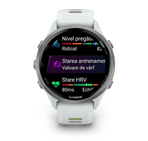 Garmin Forerunner® 970 Titan whitestone/amp yellow - Img 5