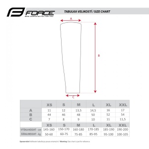 Incalzitoare brate Force Term negre XL - Img 4