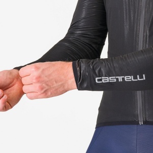 Jacheta de ploaie Castelli Squall Shell, pentru barbati, negru deschis/gri argintiu, XS - Img 4