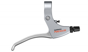 MANETA DE FRANA SHIMANO NEXUS BL-IM65 DREAPTA COLIER 22.2MM PT. V-BRAKE INCL MODULATOR DE PUTERE ARGINTIU VRAC