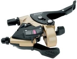 MANETA SCHIMBATOR/FRANA SHIMANO LX ST-M570 DREAPTA 9 VIT. 2 DEGETE PT. FRANA V-BRAKE CABLU DE SCHIMBATOR 2050MM COMPATIBIL SC FLIGHTDECK OGD VRAC