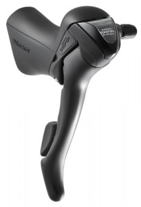 MANETA SCHIMBATOR/FRANA SHIMANO SORA ST-3500 STANGA 2 VIT. CABLU DE SCHIMBATOR 1700MM FARA CAMASA/STOPERE CU REGLAJ CABLU AMBALAT IND.