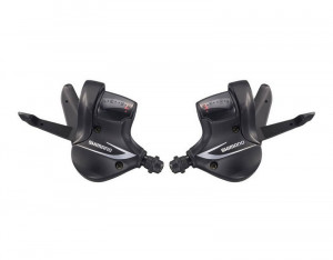 MANETE DE SCHIMBATOR SHIMANO ACERA SL-M360 8X3 VIT. CABLURI SUS 2050MM/1800MM CAMASA NEAGRA SP41 600MM/600MM/300MM CU OGD AMBALAT IND.