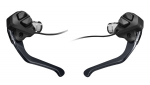 MANETE SCHIMBATOR/FRANA SHIMANO ULTEGRA DI2 ST-6871 11X2 VIT. PT. GHIDON TT. FARA CABLU DE SCHIMBATOR. CABLU/CAMASA DE FRANA BC-R680 1800X2000MM/800X1000 NEAGRA INCL. TL-EW02 AMBALAT IND.