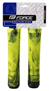 Mansoane Force BMX 145 cauciuc negru/fluo - Img 4