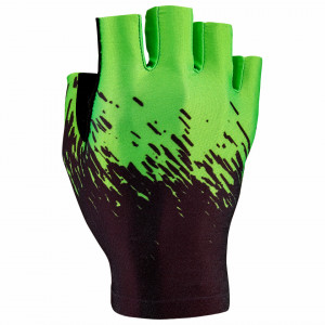 Manusi fara degete SUPACAZ SupaG - negru / verde neon - L