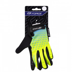 Manusi Force Kid MTB Angle de Vara Fluo-Blue M - Img 2