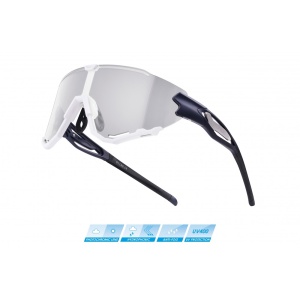 Ochelari Force Creed, lentila fotocromata, albastru/alb