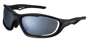 OCHELARI SHIMANO S60X-PL MAT BLACK/BLACK LENTILE POLARIZED GREY SILVER MIRROR (16)