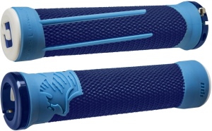 ODI MTB grips AG2 Signature Lock-On 2.1 blue-light blue, 135mm blue clamps